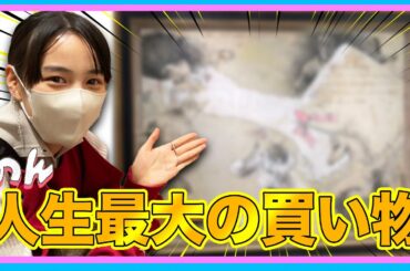 のん人生最大の買い物！画家宇野亞喜良さんの展示会で。