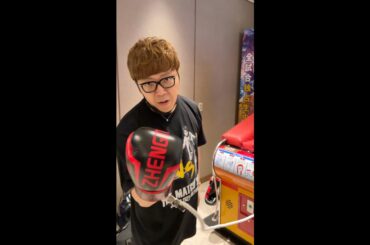 【怪物】ヒカキンのパンチ力がヤバすぎる…vs天心&武尊と勝負 #shorts #THEMATCH2022 #天心 #武尊