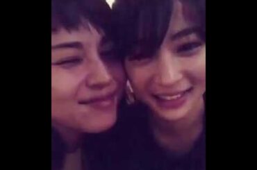 広瀬すずに比嘉愛未がイチャイチャキス