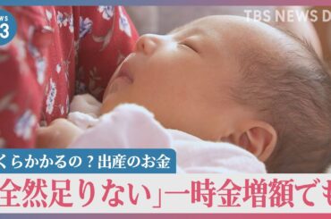 【出産一時金】いくらかかるの？出産のお金「全然足りない」「結局自分で…」一時金増額でも親からは切実な声… 保険適用にできない理由とは？ 少子化フルリノベ【news23】