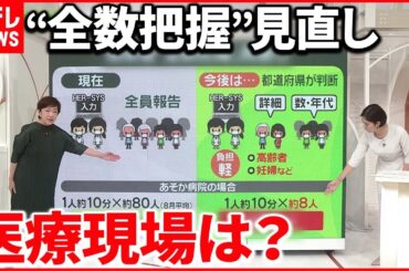 【解説】感染者「全数把握」見直し  入力の作業量“10分の1”病院も  デメリットは？