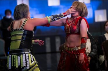 【スターダム】朱里と高橋奈七永がバチバチの制御不能！7Upp vs 暴れん坊GEトライアングルダービー公式戦-2.11新潟・上越大会-【STARDOM】