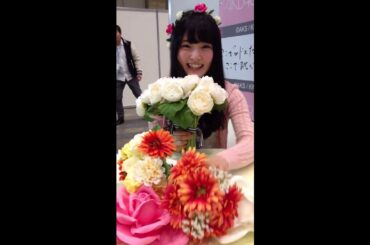 大森美優　写真会の様子　お花畑にようこそ(20150418)