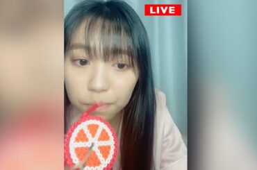 大原優乃LINE LIVE でファンと顔を合わせてチャット 2020 | (@Yūno Ōhara )