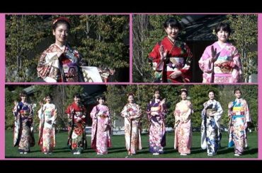 オスカー美女9人が晴れ着姿を披露 （晴れ着撮影会 オスカープロモーション／小芝風花 高橋ひかる 本田望結 本田紗来 宮本茉由 尾碕真花 井頭愛海 井本彩花 奥山かずさ）