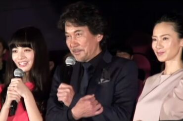 役所広司、小松菜奈、中谷美紀、清水尋也、橋本愛らが登壇／映画『渇き。』完成披露舞台挨拶