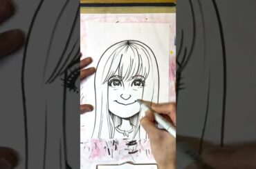 笑顔ひろげる魔法の似顔絵スクール | 橋本環奈 #Shorts