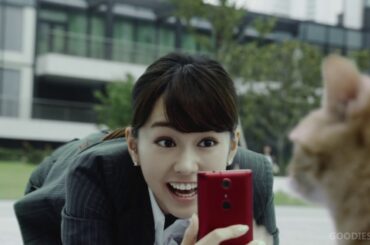 Canon PIXUS 猫好き桐谷さん／スマフォトプリント篇 - 桐谷美玲／石丸幹二