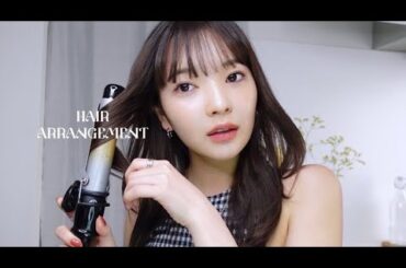 Hair arrangement. 黒髪の簡単垢抜けヘアアレンジ