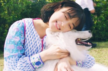 森七菜、ワンちゃんとイチャイチャ！　蛯原友里は家族でお買い物　三井ショッピングパーク「ららぽーと」新CM「出会いに、会いに。」2022年編