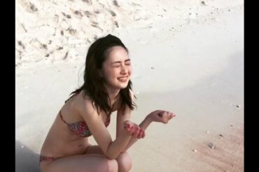 【逢沢りな】　MORE水着ロケin グアム☆　水辺のりなちゃん