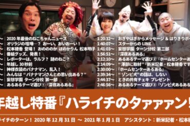 ハライチのタァァァン!! 年越し特番【ハライチのターン！】2020年12月31日〜2021年1月1日