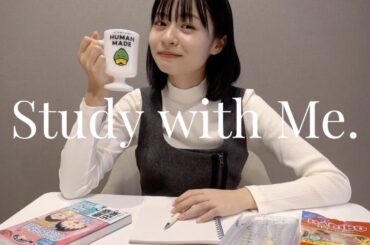 【15分勉強法ver.】集中出来ない時の作業用BGM🛋️🤍莉子と一緒に勉強しよう！study with me