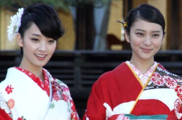 武井咲、剛力彩芽らオスカー若手女優が晴れ着披露！　 2015年オスカープロモーション晴れ着撮影会1