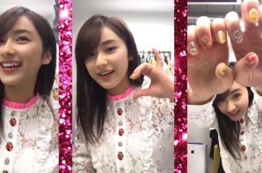 平祐奈💓かわいすぎ！💓Instagram Live💓映画「honey」完成披露試写会前💓2018/02/21