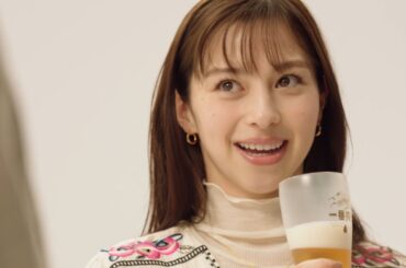 中条あやみ、ビールとの出会いの瞬間に堤真一が歓喜！八嶋智人・矢本悠馬も思わずこぼれる本音と笑顔／キリン一番搾りCM＋対談