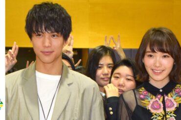 中川大志＆飯豊まりえ、女子校サプライズ訪問　胸キュンシーン再現にJK大興奮　映画『きょうのキラ君』女子高サプライズ訪問イベント