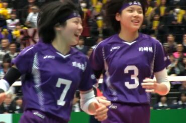 Volleyball 川崎橘 × 人環大岡崎学園 2nd 春高バレー2013-106
