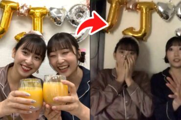 Juice=Juice 9周年生配信に宮本佳林が乱入してきたシーン