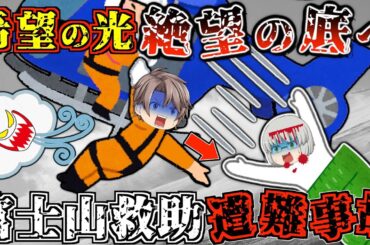 【ゆっくり解説】あまりにも過酷。真冬の富士山の"死の滑り台"に取り残された男の結末【2013年 富士山救助遭難事故】