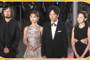 ＜東京国際映画祭＞稲垣吾郎、中村ゆり＆玉城ティナとともにレッドカーペットに登場！　今泉力哉監督「窓辺にて」