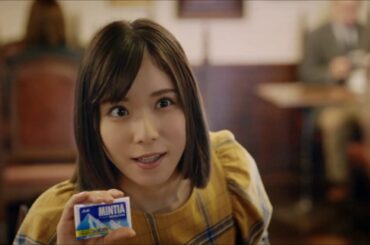 「松岡茉優」「ムロツヨシ」が瞬間！！「ミンティア」のＣＭ "Matsuoka Mayu" "Muro Tsuyoshi" but costarring! Commercial of "MINTIA"