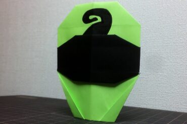 カメレオングリーンの折り方 宇宙戦隊キュウレンジャー ハミィ 大久保桜子 折り紙