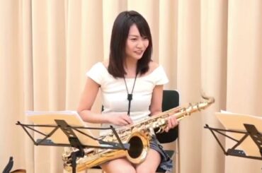 カントリー・ガールズ 梁川奈々美 サックス講座#02