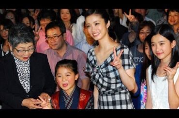 上戸彩 「いいお母さんになれたら」 映画「おしん」初日あいさつ