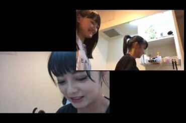 STU48　田中皓子・信濃宙花　豆腐ハンバーグ料理配信