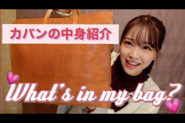 【大公開】リアルなカバンの中身♡好きが詰まってる！