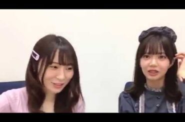 [2019年10月31日] 欅坂46 Showroom - 長沢菜々香 と 松平璃子 (Nagasawa Nanako & Matsudaira Riko)