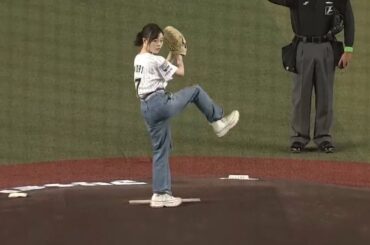 また始球式でホームランを打たれる森七菜