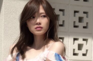 乃木坂46白石麻衣、キュートなオフショルワンピで魅了 「CECIL McBEE 2017SUMMER/ルックブック」撮影舞台裏の映像公開