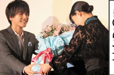 三代目JSB岩田剛典、杉咲花へのサプライズに失敗？「こんなグダグダあります？」と苦笑い　映画「パーフェクトワールド 君といる奇跡」公開記念舞台あいさつ2