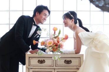 【夫初登場】ウェディングドレス選びから前撮り撮影まで👸🏻💍💖