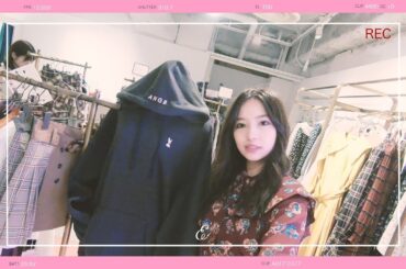 村瀬紗英が自撮りで【ANDGEEBEE】を紹介