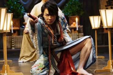 綾野剛が殺陣披露　北川景子の謎のダンスも　映画「パンク侍、斬られて候」特報公開