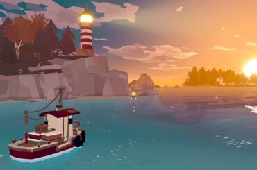 恐ろしい闇が隠れている海で魚を釣って生活をするゲーム