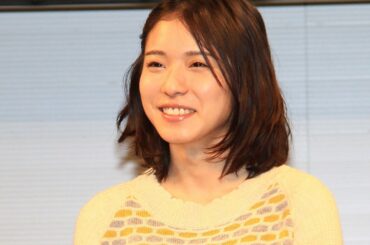 松岡茉優、モンハンCMに初出演！「貴重な体験」「モンスターハンタークロス」CM完成発表会5　#Mayu Matsuoka　#Satoshi Inoue