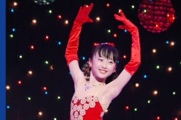 本田望結、巨大ツリーの前でスケーティング披露　『ブロードウェイ クリスマス・ワンダーランド』プレスコール