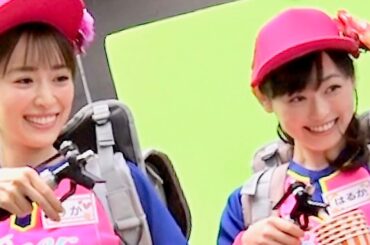 泉里香と福原遥が仲良く2ショット／斎藤工、濱田龍臣も出演！Indeed CMメイキング