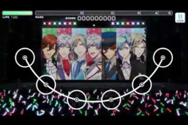 【うたプリ】 " QUARTET★NIGHT " / QUARTET NIGHT ( 寿嶺二, 黒崎蘭丸, 美風藍, カミュ )  HARD パーフェクト ( PERFECT COMBO )