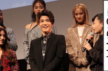 三代目JSB岩田剛典＆杉咲花、E-girlsのパフォーマンスを絶賛「本当にキレキレ」　映画「パーフェクトワールド 君といる奇跡」公開記念イベント1