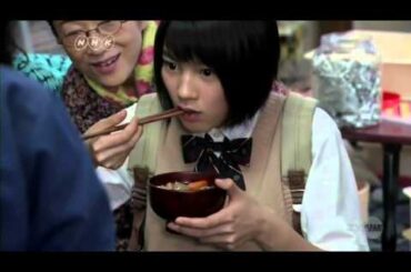 海女能年玲奈第一次豆团汤的表情