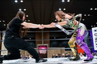 【スターダム】清水ひかりがAZMのハイスピード王座への挑戦に名乗り！12.29両国国技館大会で防衛戦！？『メキシコの風吹かせてみせます！』-12.3高田馬場-【STARDOM】