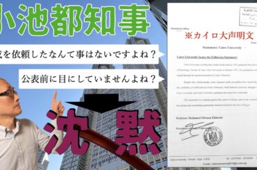 小池百合子都知事の学歴詐称問題に新説【解説】