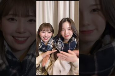 221228 NiziU_TikTok 2人でマフラーをシェアしました #AYAKA #MAYUKA (📸by NINA) FHD