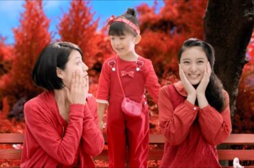 ロッテ ガーナ「3人でほっぺ」 長澤まさみ 武井咲 渡邉このみ