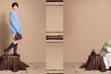 長澤まさみ、美脚チラ見せ秋コーデ　夏帆とチェック柄セットアップで魅了　「LOWRYS FARM」プロモーション動画